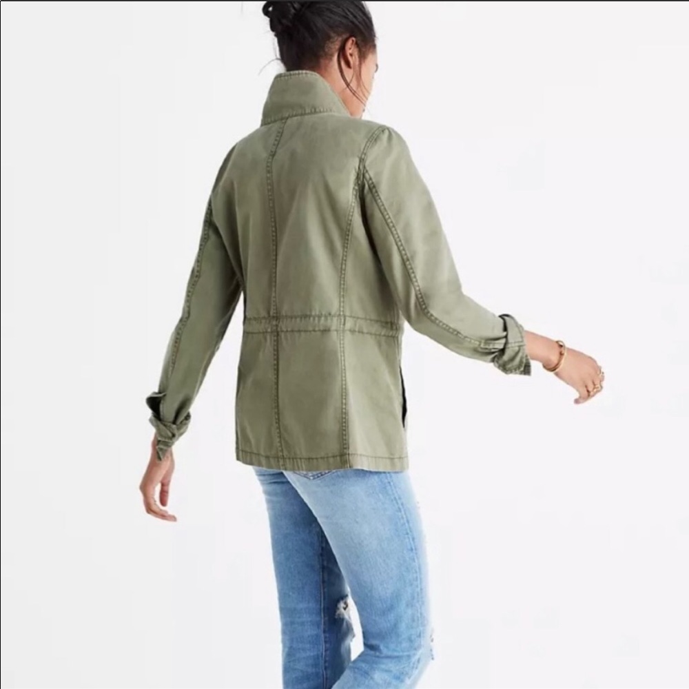 Madewell Olive Utility Jacket EUC - image 2